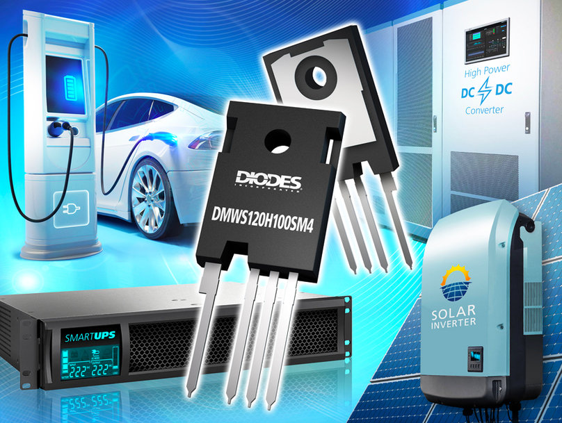 Industrial-Grade Silicon Carbide MOSFET from Diodes Incorporated Enables Higher Power Density